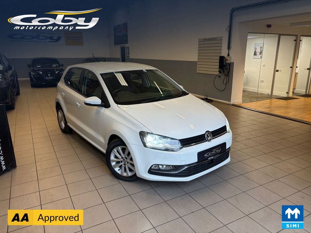 Image for 2017 Volkswagen Polo 1.0 TSI BLUEMOTION Auto 5DR. New NCT done before collection 2Keys, Touchscreen Media, Air Conditioning, Alloy Wheels, Bluetooth, & Mirror Link, Auto Lights & Wipers, MFSW, Luggage Cover & more.