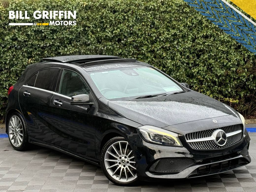 Image for 2018 Mercedes-Benz A Class A180 AMG-LINE 1.6 // TILT & SLIDE PAN ROOF // 18" DIAMOND CUT ALLOYS // FULL AMG-LINE SPORT INTERIOR