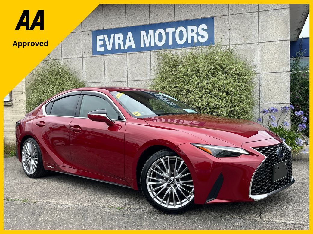 Image for 2021 Lexus IS 300h VERSION L AUTOMATIC HYBRID 2.5 PETROL //VERY LOW MILES//MASSIVE SPEC//MARK LEVINSON SOUND//FULL LEATHER ELECTRIC HEATED/COOLED SEATS//360 PARKING CAMERAS//KEYLESS ENTRY//