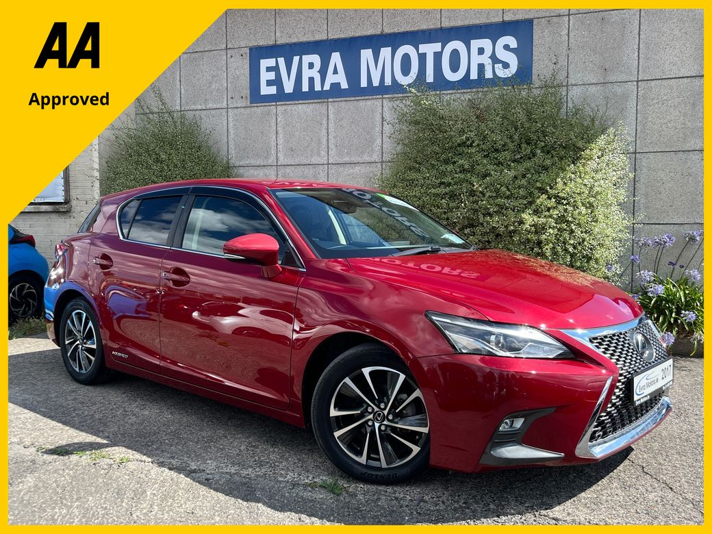 Image for 2017 Lexus CT 200h VERSION C AUTOMATIC HYBRID 1.8 PETROL //HIGH SPEC//HALF LEATHER ELECTRIC HEATED SEATS//HEATED STEERING WHEEL//ADAPTIVE CRUISE CONTROL//KEYLESS ENTRY//REVERSE CAMERA//