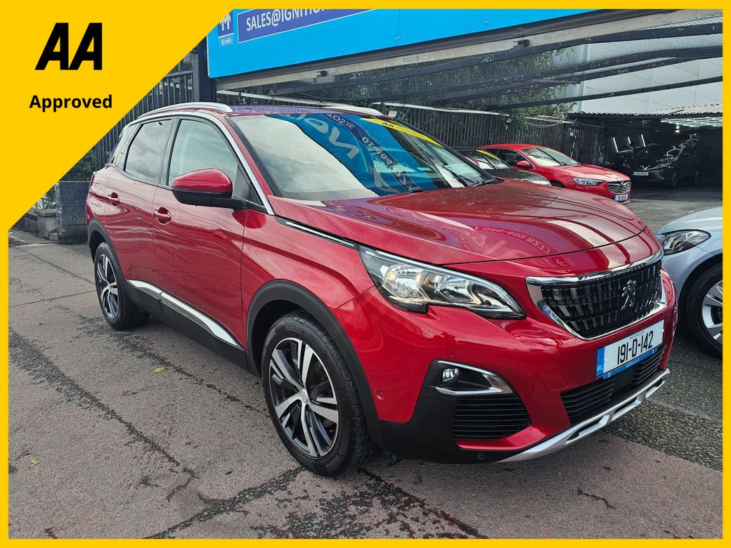 Image for 2019 Peugeot 3008 1.2 PETROL, ALLURE MODEL, LOW MILEAGE, FULL DEALER HISTORY, NEW NCT, FINANCE, WARRANTY, 5 STAR REVIEWS