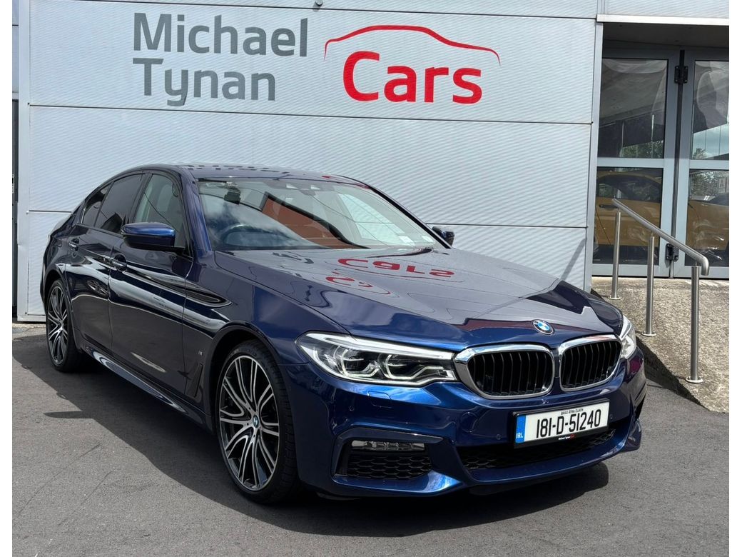 Image for 2018 BMW 5 Series 530e M Sport, Pro Pack PHEV, 20" Alloys, Reverse Camera, Harman Kardon Sound System, Black Leather, Heated Seats, Climate Control, Parking Sensors, Satellite Navigation, Privacy Glass 