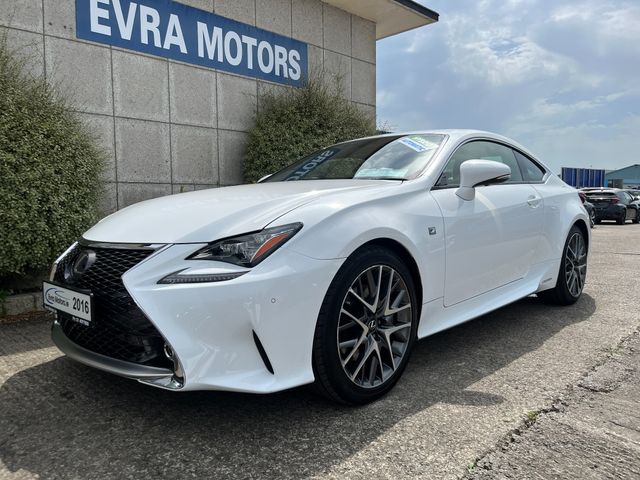 Image for 2016 Lexus RC 300h F SPORT AUTOMATIC HYBIRD 2.5 PETROL //HIGH SPEC//SUNROOF//FULL LEATHER ELECTRIC HEATED/COOLED SEATS//HEATED STEERING WHEEL//REVERSE CAMERA//KEYLESS ENTRY//ADAPTIVE CRUISE CONTROL//
