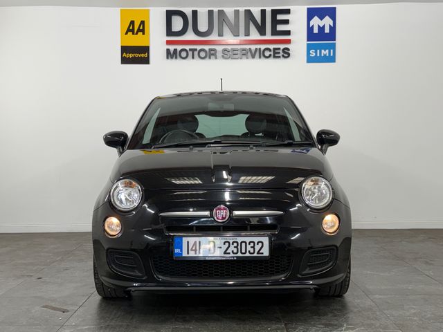 Image for 2014 Fiat 500 **SPORT MODEL **MULTI FUNCTION STEERING WHEEL **CITY DRIVE MODE **ELECTRIC WINDOWS **AUTO START STOP **HALF LEATHER HALF ALCANTARA BLACK SEATS **BLUETOOTH RADIO **VOICE CONTROL **FACTORY TINTS **HEADL