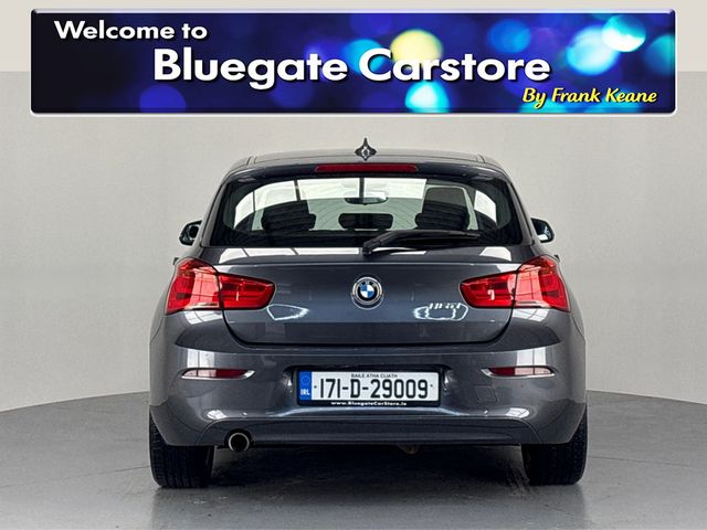 Image for 2017 BMW 1 Series 116D**MULTIFUNCTIONAL STEERING WHEEL**BLACK CLOTH INTERIOR**DIGITAL MEDIA DISPLAY**BLUETOOTH**AIR CONDITIONING**NAVIGATION**ISOFIX**FINANCE AVAILABLE**