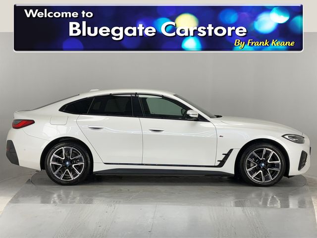 Image for 2022 BMW i4 EDRIVE40 M SPORT**FRONT HEATED SEATS**18 INCH ALLOYS**HALF LEATHER INTERIOR**TOUCH SCREEN INFOTAINMENT**REVERSE CAMERA**PARKING SENSORS**APPLE CARPLAY**ELECTRIC TAILGATE**KEYLESS START**