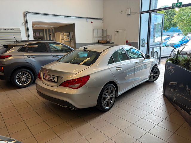 Image for 2017 Mercedes-Benz CLA Class 1.6 180 Urban 4DR Auto. NCT, Full Leather, Panoramic Roof, Alloy Wheels, 2Keys, Cruise Control, Air Conditioning, Electrics, Parking Sensors, MFSW, Handsfree & more.