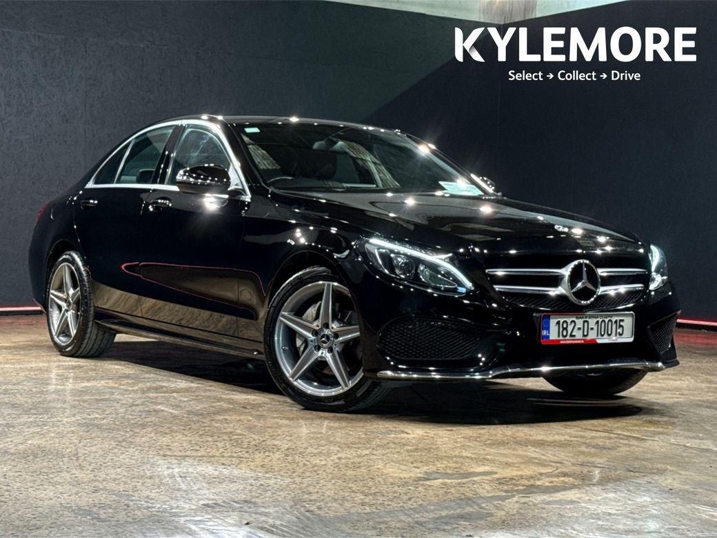 Image for 2018 Mercedes-Benz C Class AUTOMATIC 1.6 - REVERSE CAMERA - CRUISE CONTROL - FULL BLACK LEATHER HEATED SEATS - AMG ALLOY WHEELS
