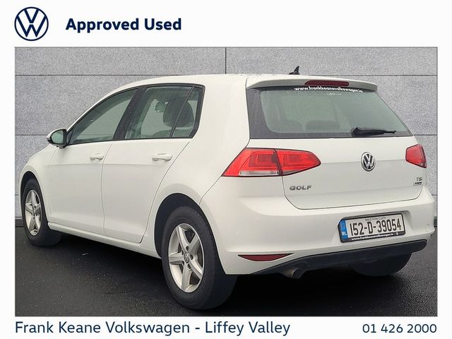 Image for 2015 Volkswagen Golf COMFORTLINE AUTO 1.2TSI 115BHP *REAR VIEW CAMERA* *WHITE* *NEW NCT* * 12 MONTHS FRANK KEANE WARRANTY* *FINANCE AVAILABLE*