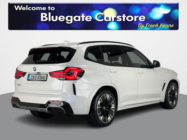 Image for 2023 BMW iX3 M SPORT PRO**HEATED MULTIFUNCTIONAL STEERING WHEEL**BLACK LEATHER INTERIOR**FRONT HEATED ELECTRIC MEMORY SEATS**TOUCH SCREEN INFOTAINMENT**REVERSE CAMERA**APPLE CARPLAY**ELECTRIC TAILGATE**