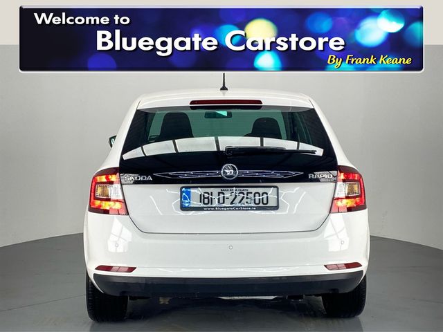 Image for 2018 Skoda Rapid SPORTBACK AMBITION 1.0 TSI 95BHP**SEMI DIGITAL DASH**MULTIFUNCTIONAL STEERING WHEEL**TOUCH SCREEN MEDIA DISPLAY**BLACK CLOTH INTERIOR**AIR CONDITIONING**PARKING SENSORS**FINANCE AVAILABLE**