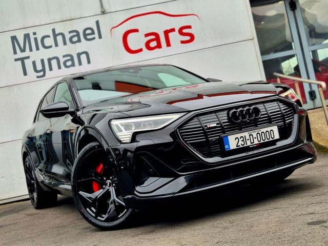 Image for 2023 Audi e-tron 55 Quattro S Line Black Edition Styling 300kw (408bhp) Upgraded 22'' Alloys - First Registered in February 2023. Trade in Price €41, 999