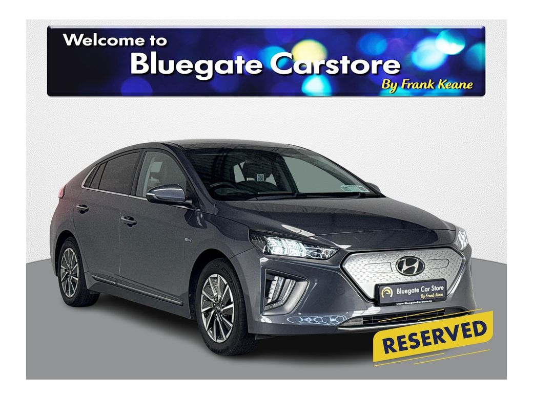 Image for 2020 Hyundai Ioniq PREMIUM EV**DIGITAL DASH**TOUCHSCREEN BLUETOOTH MEDIA**HEATED MULTIFUNCTIONAL STEERING WHEEL**HEATED SEATS**REVERSE CAMERA**PARKING SENSORS**DRIVE MODES**KEYLESS START**AUTO LIGHTS**AUTO WIPERS**