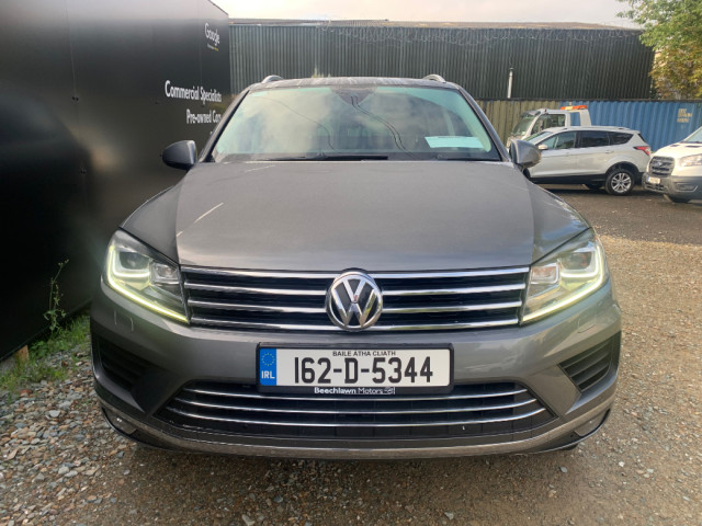 Image for 2016 Volkswagen Touareg 3.0 TDI AUTO 5 SEATER CREW CAB // GREAT CONDITION // 07/26 CVRT // NO VAT // LEATHER, REVERSE CAMERA AND SAT NAV // 