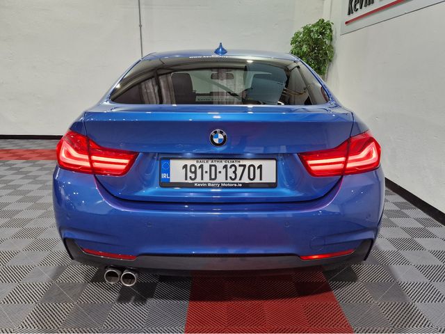 Image for 2019 BMW 4 Series 420I GRAN COUPE M SPORT (PLUS PACK) AUTOMATIC **ORIGINAL IRISH CAR / 19" ALLOYS / CRUISE CONTROL / ELECTRIC BOOTLID / FULL OYSTER LEATHER / HARMAN KARDON PREMIUM SOUND / HEATED FRONT SEATS / SAT NAV**