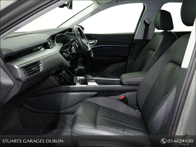 Image for 2023 Audi Q8 e-tron Q8 50 E-TRON QUATTRO SPORT: CHRONOS GREY WITH BLACK VOLCONA LEATHER, 21” DIAMOND CUT ALLOYS, FULL ELECTRIC SEATS WITH MEMORY, HEATED FRONT SEATS