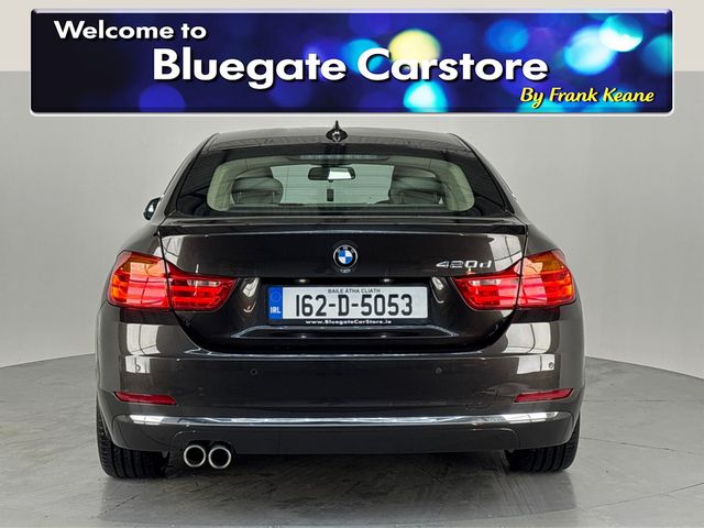 Image for 2016 BMW 4 Series 420D LUXURY4 DR AUTO**MULTIFUNCTIONAL STEERING WHEEL**FRONT HEATED SEATS**CREAM LEATHER INTERIOR**PARKING SENSORS**BLUETOOTH**KEYLESS START**FINANCE AVAILABLE**