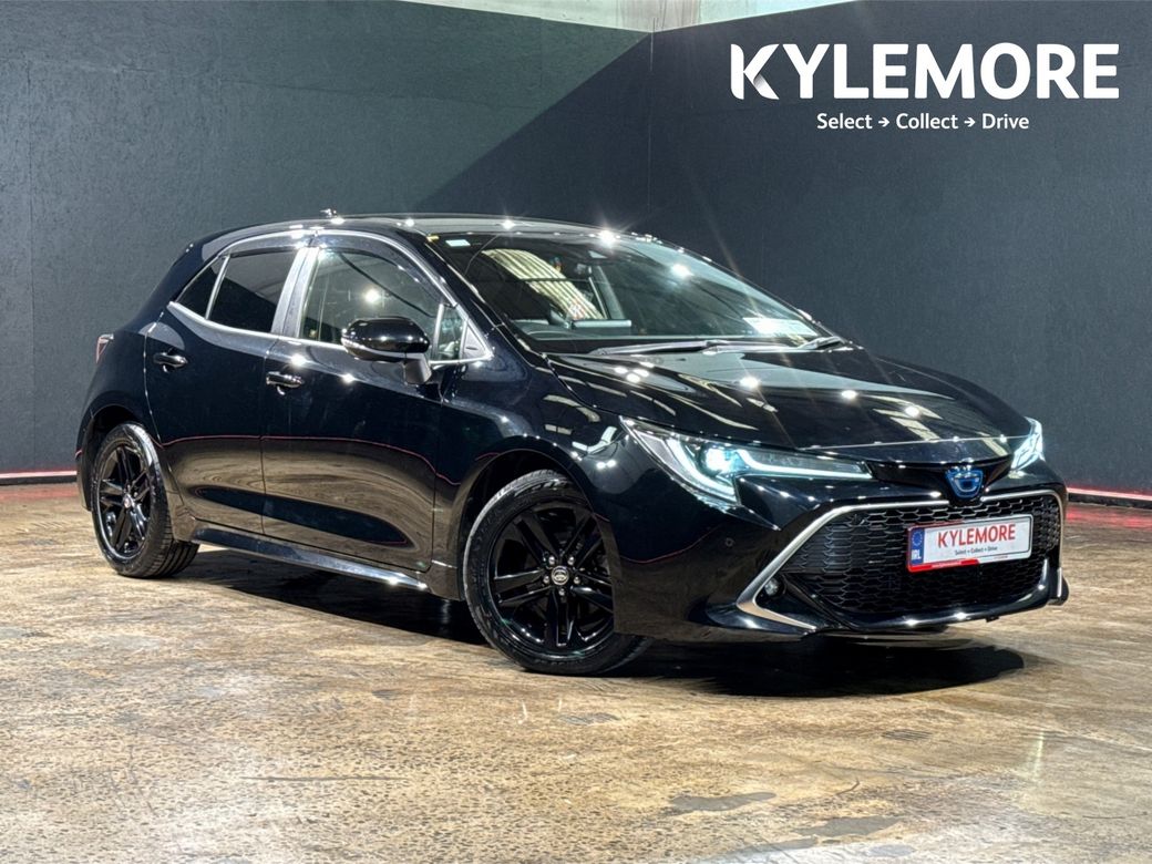Image for 2021 Toyota Corolla HYBRID 1.8 AUTOMATIC - G STYLE - BLACK HALF LEATHER - HEATED STEERING WHEEL - FACTORY ALLOYS - CRUISE CONTROL - REAR CAMERA