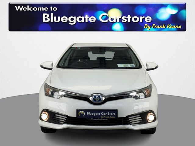 Image for 2017 Toyota Auris 1.8 HYBRID LUNA 4DR AUTOMATIC**MULTIFUNCTIONAL STEERING WHEEL**KEYLESS START**TOUCH SCREEN MEDIA DISPLAY**BLACK/GREY CLOTH INTERIOR**REVERSE CAMERA**ELECTRIC MIRRORS**FINANCE ARRANGED**