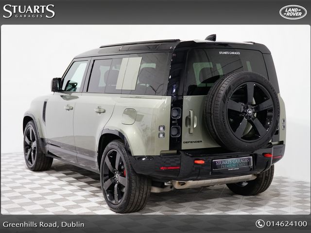 Image for 2025 Land Rover Defender EXTREMELY RARE DEFENDER X: MASSIVE SPEC WITH ONLY 5, 000KM OVER €147K NEW. PANGEA GREEN WITH EBONY LEATHER. BLACK CONTRAST ROOF AND BONNET