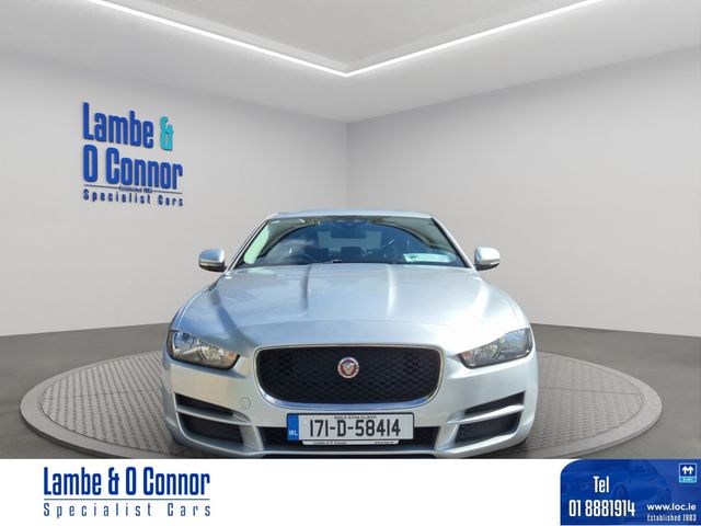 Image for 2017 Jaguar XE 2.0 D PRESTIGE * SILVER MET / BLACK LEATHER * SAT NAV * HEATED SEATS * 