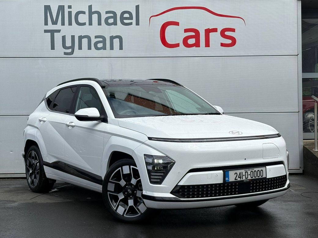 Image for 2024 Hyundai Kona Ultimate 65kWh Auto - Sunroof, Wireless Charger, Heated Seats & Steering Wheel, Camera, 19" Alloys - First Registered May 2024 - Trade in Price €27, 999