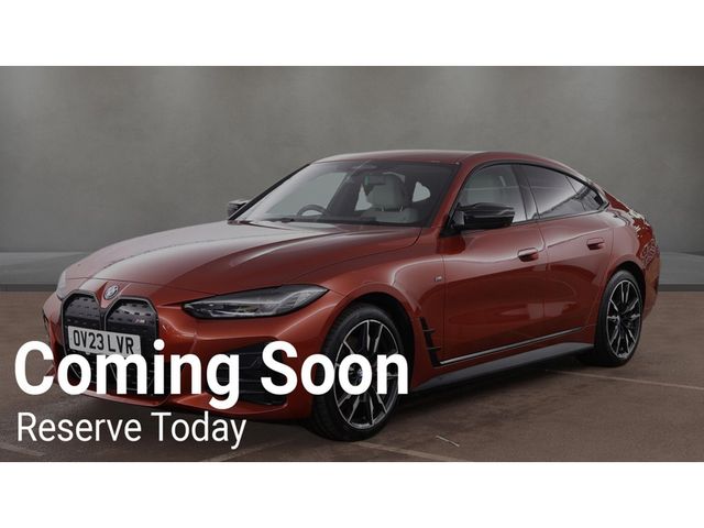 Image for 2023 BMW i4 M50 540BHP AUTOMATIC **ONE OWNER / 19" ALLOYS / DRIVING ASSISTANT PRO / ELECTRIC BOOTLID / FULL OYSTER LEATHER / HARMAN KARDON SOUND / M SEATBELTS / 360 DEGREE CAMERA / WIRELESS PHONE CHARGING**