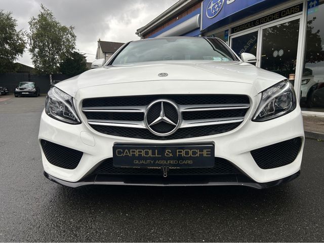 Image for 2018 Mercedes-Benz C Class D C180 AMG LINE Stunning Car White + Black - NCT & Tax - Top Trade-ins & Great Finance Deals - Assured Dealer Warranty -
