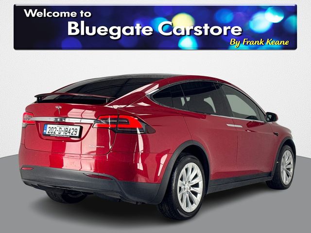Image for 2020 Tesla Model X 443bhp LONG RANGE PLUS **6 SEATER *PASSENGER GULL WING DOORS*CREAM LEATHER INTERIOR**ADJUSTABLE RIDE HEIGHT**LARGE TOUCHSCREEN INFOTAINMENT SCREEN**DIGITAL DASH**REVERSE CAMERA**BLINDSPOT CAMERAS**
