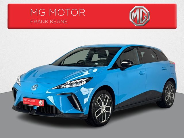 Image for 2024 MG 4 Long Range *BLACK INTERIOR**TOP SPEC **APPLE CARPLAY**ANDROID AUTO**TOUCHSCREEN INFOTAINMENT SYSTEM**DIGITAL DASHBOARD**LANE ASSIST**FULL 360 CAMERAS**HALF LEATHER SEATS**RANGE EXTENDER CAPS**
