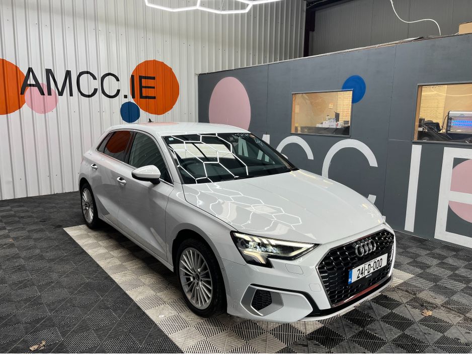 Image for 2024 Audi A3 €32950! 2024 AUDI A3 LEATHER 30TFSI SPORTBACK ADVANCED 1.0 AUTOMATIC / CRUISE CONTROL / REVERSE CAMERA / ELECTRIC HEATED SEATS / APPLE CARPLAY
