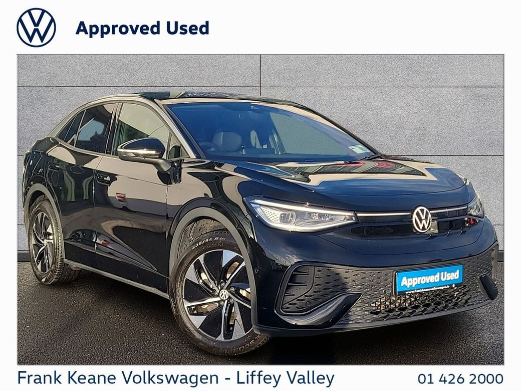 Image for 2024 Volkswagen ID.5 77KWH PRO PLUS 286HP *DEEP BLACK* *LONGER RANGE* *ELECTRIC TAILGATE* *IQ HEADLIGHTS* *REAR VIEW CAMERA* *PCP AVAILABLE FROM €372PM* *BATTERY CERTIFIED*