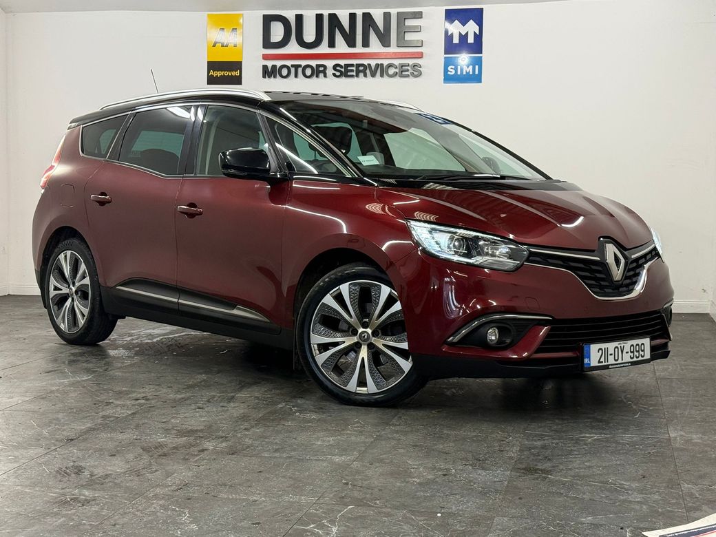 Image for 2021 Renault Grand Scenic **SIGNATURE**7 SEATS**PANORAMIC ROOF**SAT NAV**PARK ASSIST**LANE ASSIST**HEAD UP DISPLAY**REVERSE CAMERA**FRONT AND REAR PARKING SENSORS**TOUCH SCREEN MEDIA/RADIO**BLUETOOTH PHONE/STREAMING**