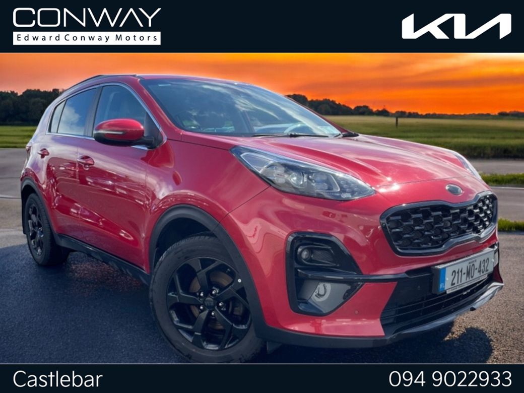 Image for 2021 Kia Sportage LEATHER, SATNAV, CAMERA, BLACK EDITION, K3 MHEV SPEC SPECIAL ED 5DR