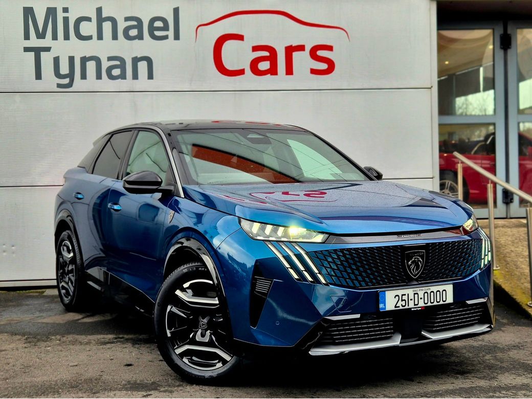 Image for 2025 Peugeot e3008 GT Line 73kwh Auto (210bhp) Privacy Glass, 19" Alloys, Camera, CarPlay, 1/2 Leather - First Registered April 2025 - Trade in Price €34, 555