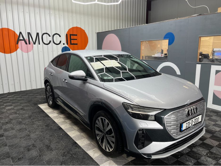 Image for 2023 Audi Q4 e-tron €34950 2023 AUDI Q4 E-TRON SPORTBACK 40 ADVANCED ELECTRIC AUTOMATIC / CRUISE CONTROL / 360° PARKING CAMERA / HEATED FRONT & REAR SEATS / PADDLE SHIFTS / AMBIENT LIGHTS / APPLE CARPLAY