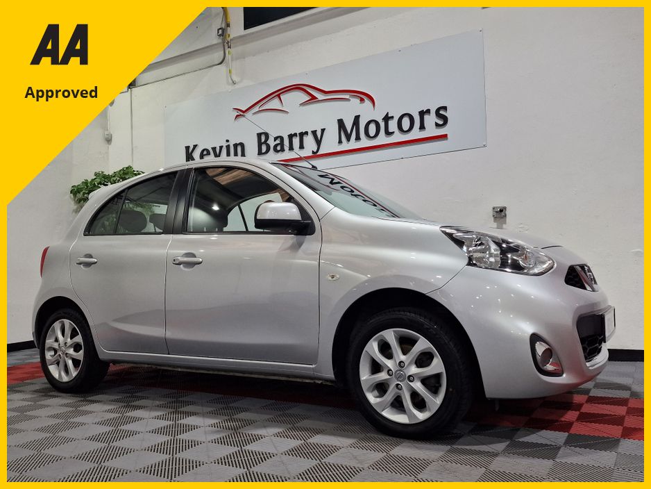 Image for 2016 Nissan Micra 1.2 SV 80BHP 5 SPEED MANUAL **ORIGINAL IRISH CAR / VERY LOW MILEAGE / ALLOY WHEELS / AIR CONDITIONING / BLUETOOTH INTEGRATION / CRUISE CONTROL / CENTRE ARMREST / KMH SPEEDO / NCT 10|2026**