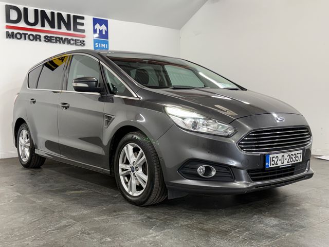 Image for 2015 Ford S-Max **TITANIUM **7 SEATS **2 KEYS **LANE ASSIST **CRUISE CONTROL **PARK OUT ASSIST **VIRTUAL DASH **TOUCH SCREEN RADIO **AMBIANT LIGHTING **FRONT AND REAR PARKING SENSORS **WIRELESS ONBOARD INTERNET **