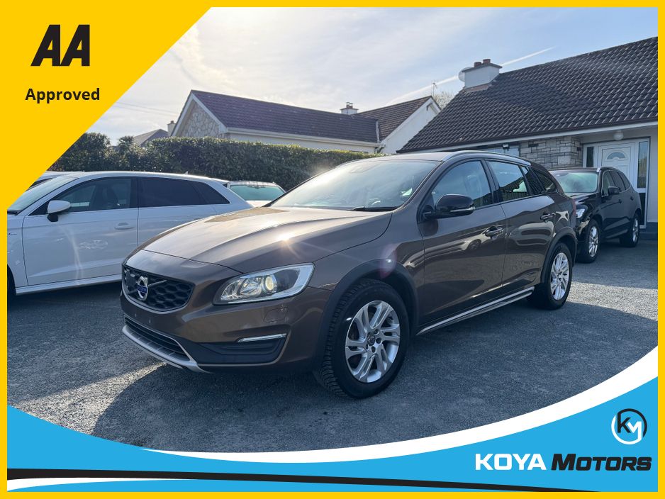 Image for 2016 Volvo V60 2.0 D4 CROSS COUNTRY DIESEL 190 BHP AUTOMATIC // FULL LEATHER ELECTRIC SEATS // REVERSING CAMERA // CRUISE CONTROL // LANE ASSIST // COLLISION WARNING SYSTEM // LOW KMS // AA APPROVED DEALER 2026