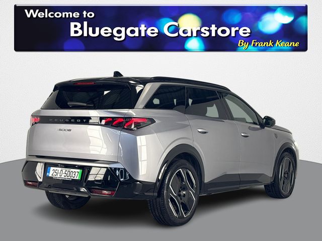 Image for 2025 Peugeot 5008 GT **7 SEATER**FULL BLACK HALF LEATHER INTERIOR**APPLE CARPLAY**ANDROID AUTO**TOUCHSCREEN INFOTAINMENT SCREEN**CRUISE CONTROL**LANE ASSIST**SPEED LIMITER**ELECTRIC HANDBRAKE**USB CHARGING PORT**