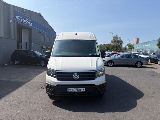 Image for 2023 Volkswagen Crafter 35 MWB 140HP M6F 5DR MANUAL. €21, 950 + VAT, 2Keys, 3 Seats, Handsfree, Irish Radio, Full Service History, Electric Mirrors & Windows, CD Player and more.
