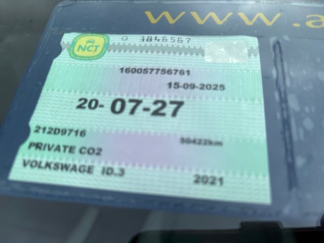 Image for 2021 Volkswagen ID.3 PRO 150 KW MAX 58KWH 5DR Auto