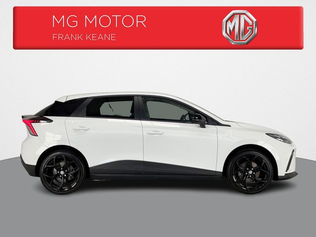 Image for 2025 MG MG4 STANDARD RANGE EXCITE 49KW**19 INCH BLACK ALLOY**FULL BLACK INTERIOR**REVERSE CAMERA**REVERSE SENSORS**APPLE CARPLAY**ANDROID AUTO**DRIVE MODES**LANE ASSIST**ELECTRONIC HANDBRAKE**DIGITAL DASH**