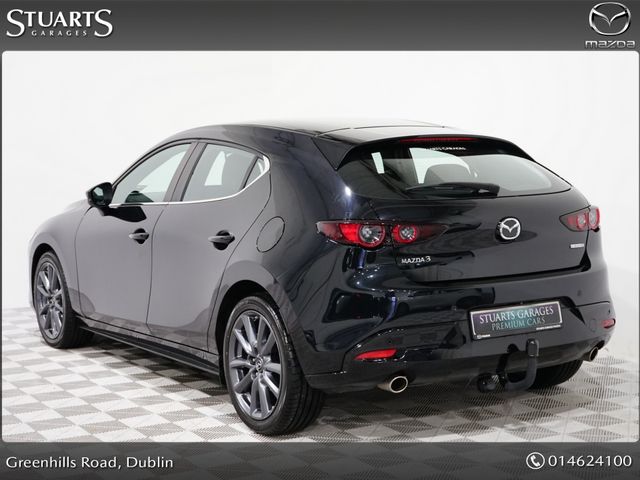 Image for 2021 Mazda Mazda3 2.0P 5DR (122ps) GT* 1 OWNER FROM NEW, 12 MONTH STUARTS GARAGES WARRANTY, JET BLACK MICA, BLACK LEATHER ELECTRIC HEATED MEMORY SEATS, ADAP CRUISE, BLIND SPOT, KEYLESS ENTRY & GO, DUAL CLIMATE, REAR 