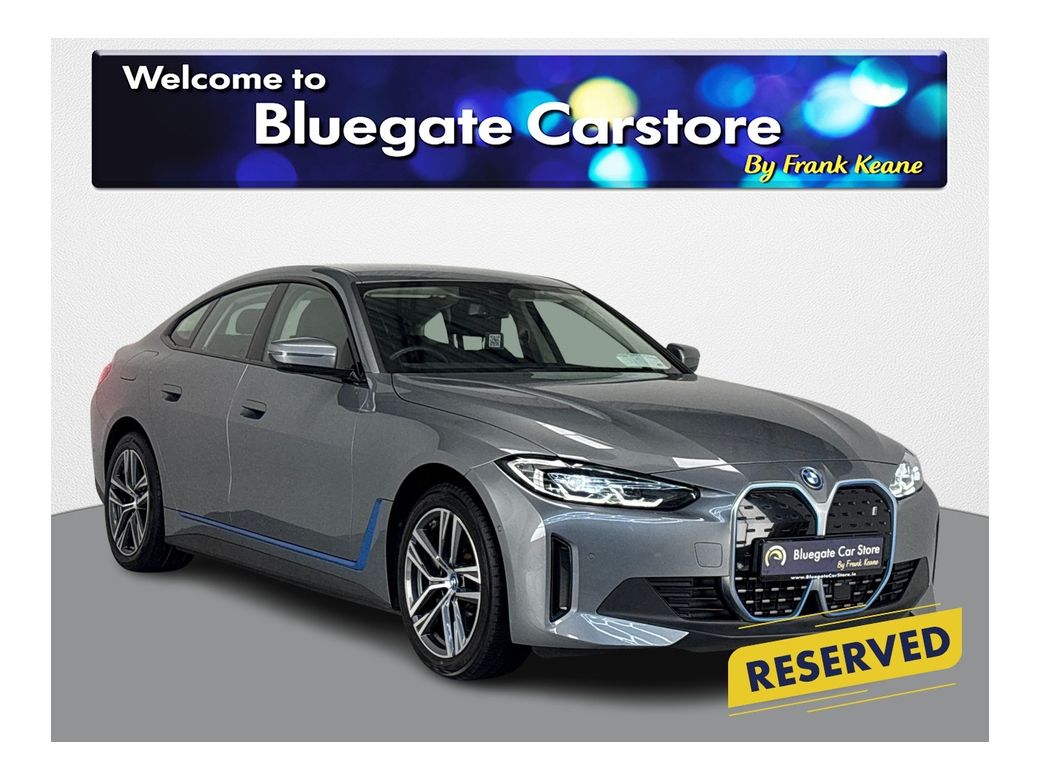 Image for 2024 BMW i4 EDRIVE35 SPORT**HARMON KARDON SOUND SYSTEM**HALF LEATHER INTERIOR**FRONT HEATED SEATS**REVERSE CAMERA**PARKING SENSORS**APPLE CARPLAY**DRIVE MODES**KEYLESS START**MULTIFUNCTIONAL STEERING WHEEL**