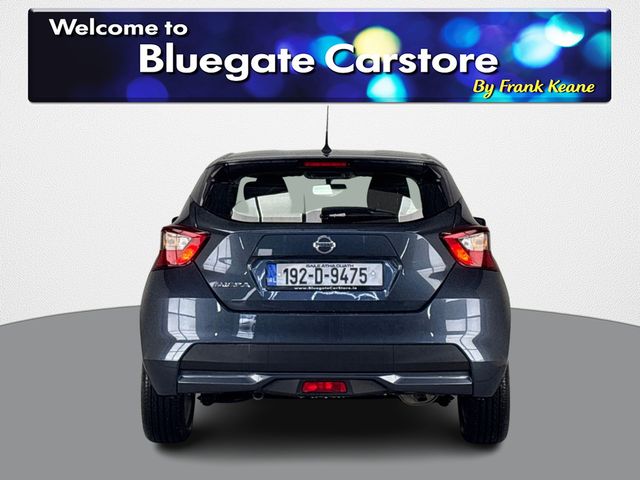 Image for 2019 Nissan Micra 1.0 SV 195 4DR **FULL BLACK CLOTH INTERIOR**APPLE CARPLAY**TOUCHSCREEN INFOTAINMENT SCREEN**ANDROID AUTO**SEMI DIGITAL DASH**SPEED LIMITER**CRUISE CONTROL**MANUAL HANDBRAKE**USB CHARGING PORT**