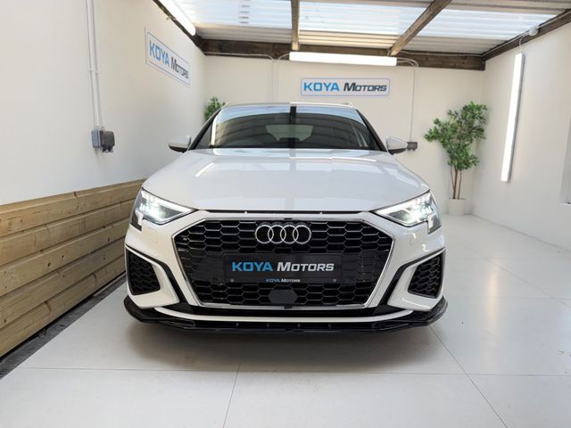 Image for 2024 Audi A3 1.4 40 TFSI-E S-LINE SPORTBACK 204 BHP PETROL HYBRID AUTOMATIC // FULL BLACK EDITION // VIRTUAL DASH // LED DYNAMIC LIGHTING // APPLE CARPLAY // STUNNING CAR MUST BE SEEN // AA APPROVED DEALER 2026