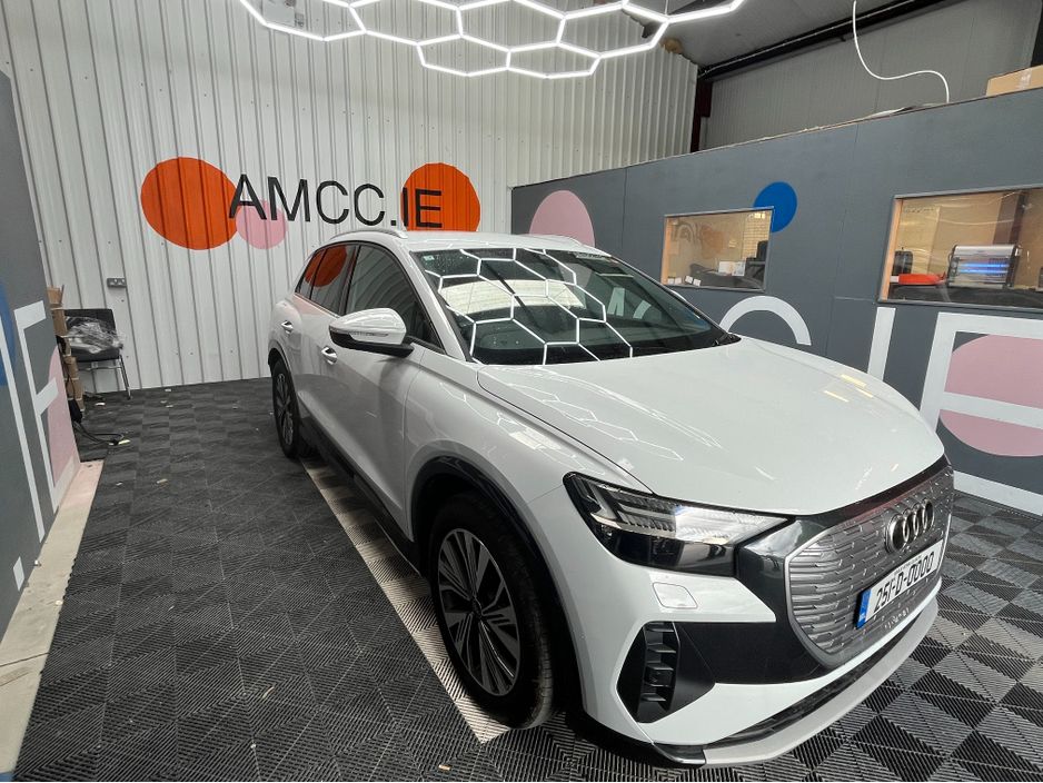Image for 2025 Audi Q4 e-tron €43950 2025 AUDI Q4 E-TRON 45 ADVANCED AUTOMATIC / CRUISE CONTROL / 360° CAMERA / ELECTRIC MEMORY & HEATED SEATS / PADDLE SHIFTERS / APPLE CARPLAY / AMBIENT LIGHTS AND MORE