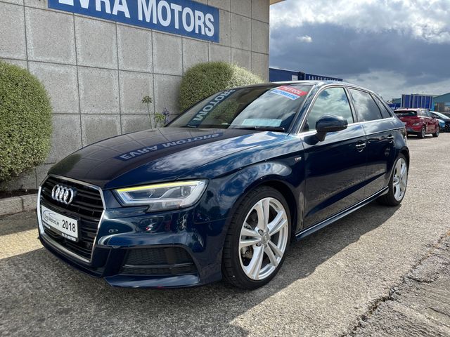Image for 2018 Audi A3 SB S-LINE AUTOMATIC 1.4 PETROL //HIGH SPEC//REVERSE CAMERA//HEATED SEATS//ADAPTIVE CRUISE CONTROL// 