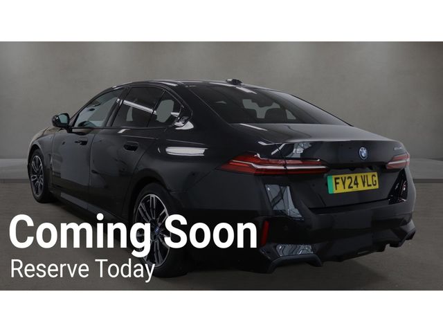 Image for 2024 BMW i5 EDRIVE 40 M SPORT AUTOMATIC **ONE OWNER / 19" ALLOYS / ADAPTIVE LED HEADLIGHTS / CRUISE CONTROL / FULL BLACK LEATHER / HEATED SEATS / HARMAN KARDON SOUND / REVERSE CAMERA / WIRELESS PHONE CHARGING**